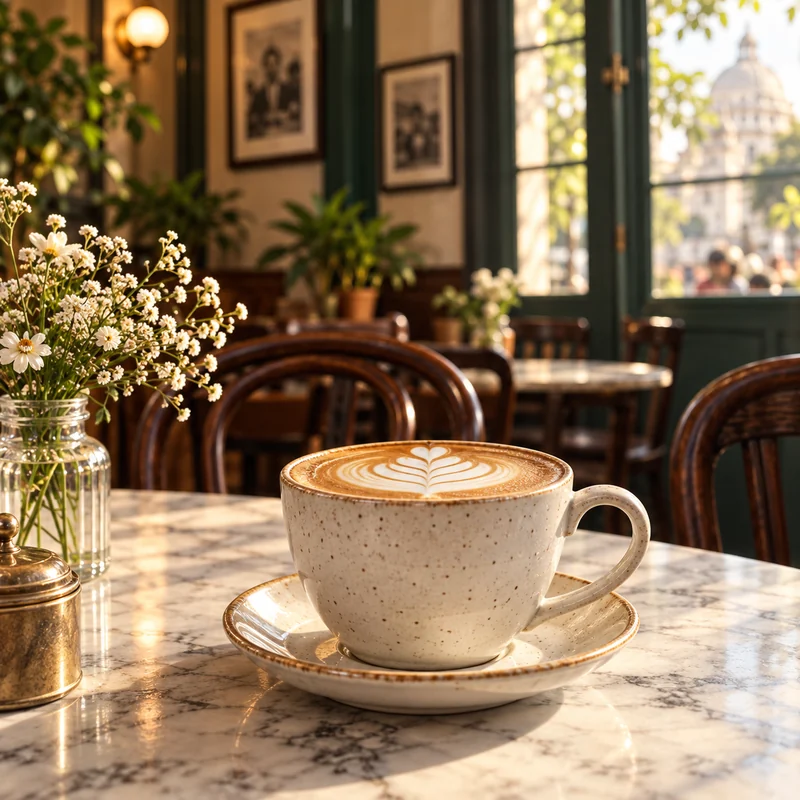 Fresh coffee at the best coffee shop in Kolkata
