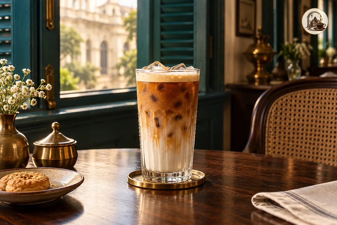 Cold coffee at The Calcutta Quiet, best cafe in Kolkata