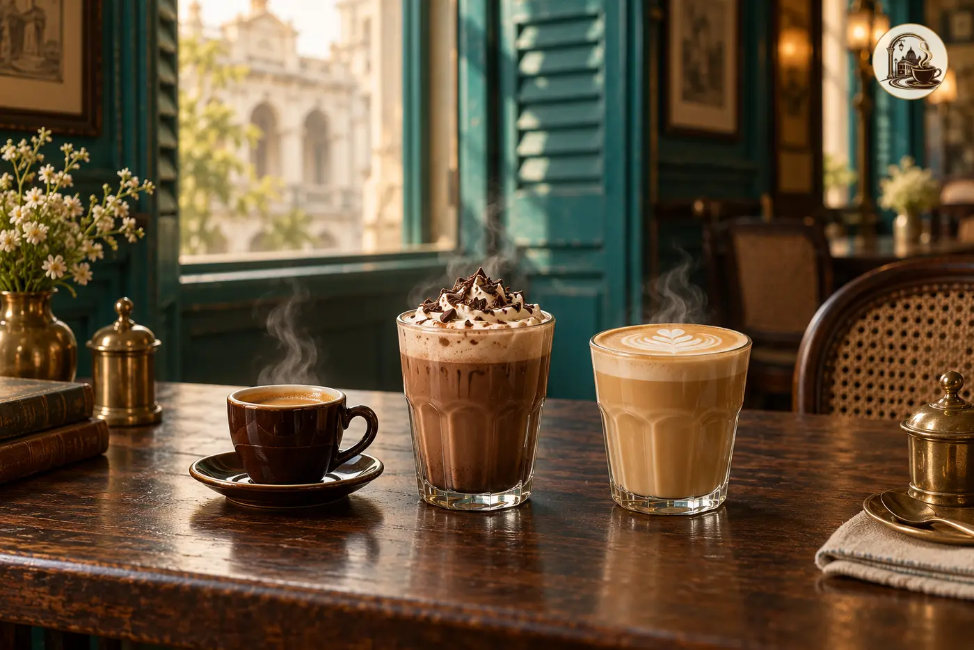 Freshly brewed hot coffee at The Calcutta Quiet, best cafe in Kolkata